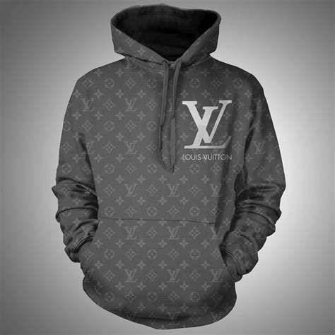 grey and white louis vuitton|louis vuitton grey hoodie.